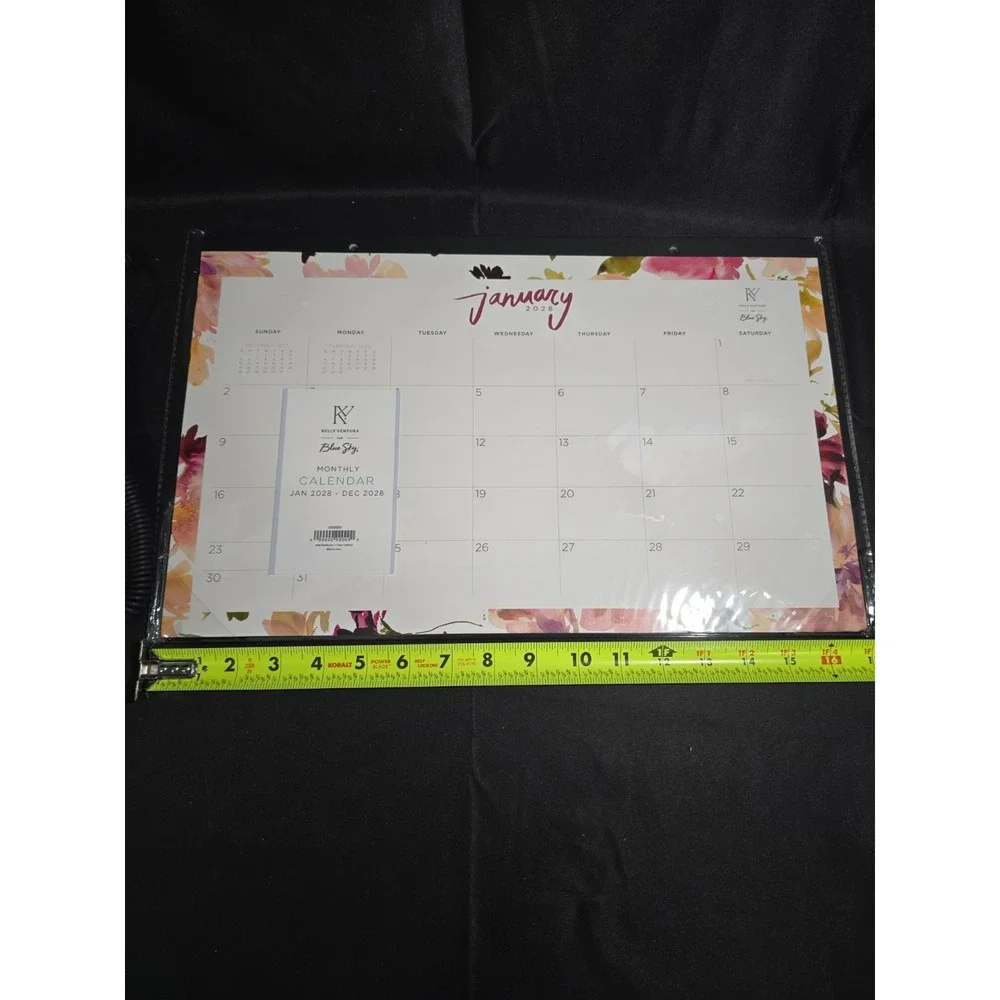 Blue Sky Desk Pad Calendar 17x11 2028